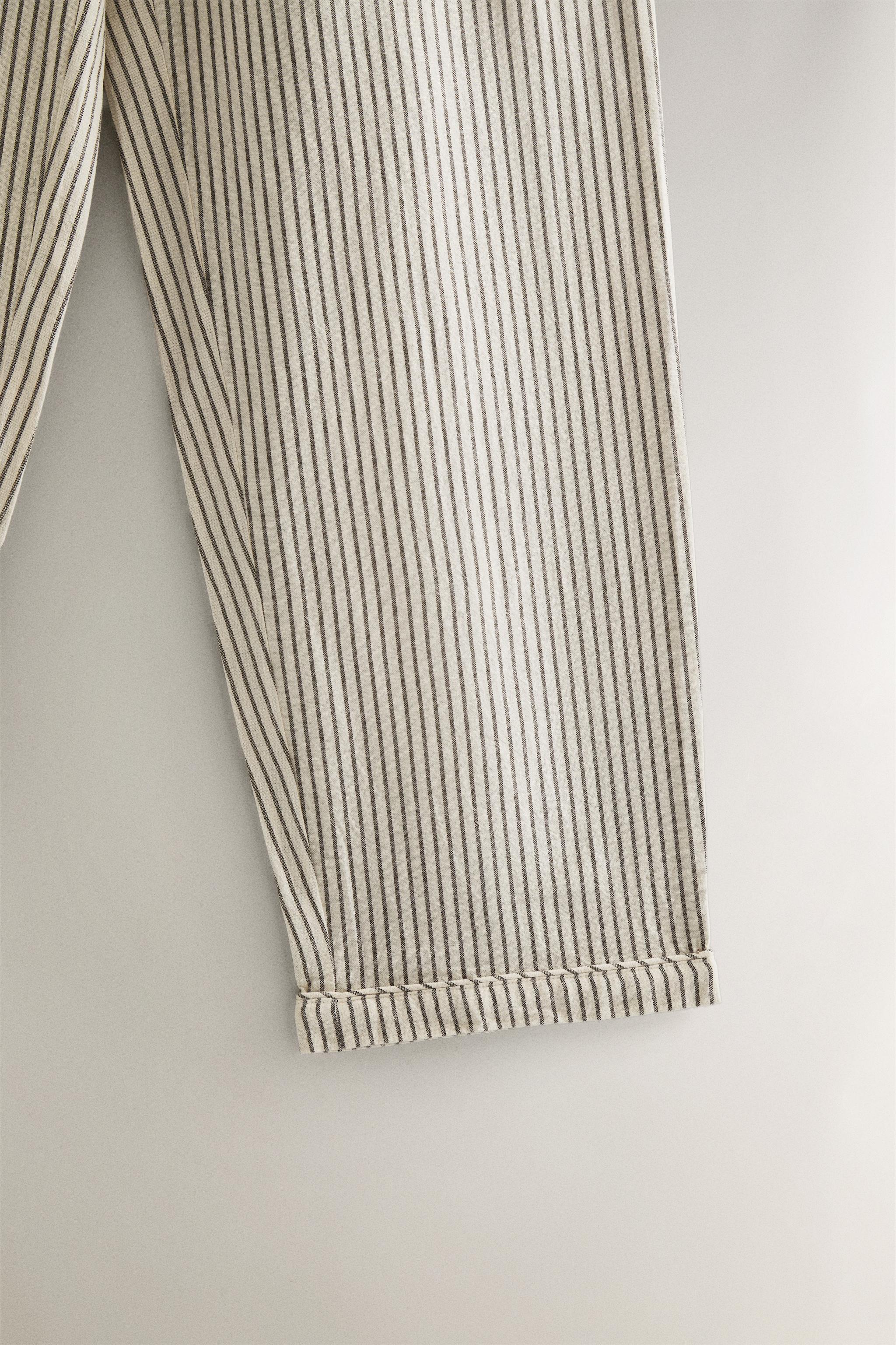 STRIPED CHRISTMAS PAJAMA SET (SET OF 2)